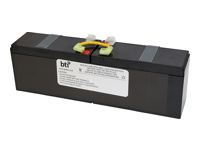 BTI - Batterie d'onduleur (équivalent à : CyberPower RB1290X2E) - 12 V - 2 x batterie 