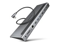 AXAGON HMC-4KX3 USB-C 3.2 Gen 1 / USB 3.0 / Thunderbolt 3 / Thunderbolt 4 Dockingstation