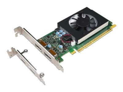 NVIDIA GeForce GT730 - Graphics card - GF GT 730 - 2 GB GDDR5 - PCIe 2.0 x8 low profile - DisplayPort - for ThinkCentre M710; M715; M720; M75t Gen 2; M910; M920; V530-15