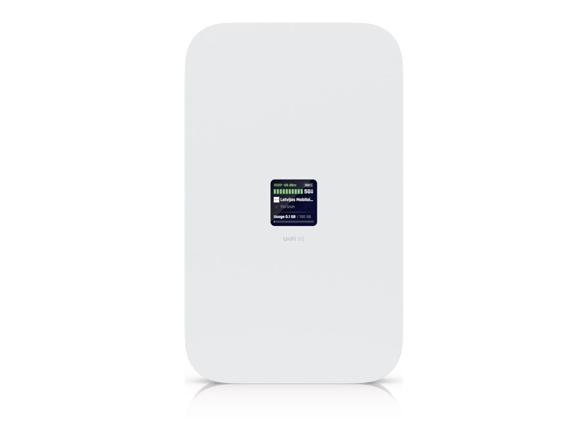 Ubiquiti UniFi 5G Max Standard network / wireless cellular modem combo 5G Product shot Front 79800