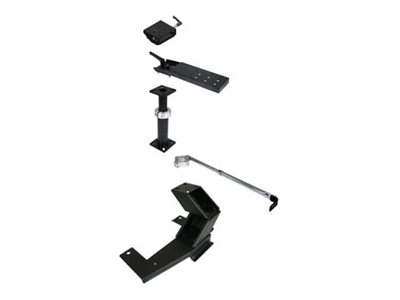 Havis Standard - Mounting kit (telescopic pole, top offset platform, heavy duty pole without height adjust handle, tilt/swivel motion device, side support arm)