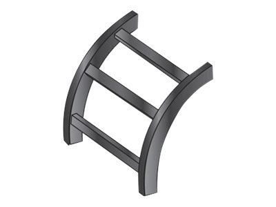 Lbd Rack LADDER RACK CBL RAD SECT 12INW X .21L BK | www.shi.com