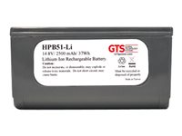 GTS HBP51-Li Printer battery (equivalent to: Intermec 318-026-001) lithium ion 2500 mAh 