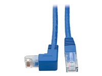 Eaton Tripp Lite Series Cat6 Patch Cable Down-Angled RJ45 UTP Gbe Molded M/M Blue 1ft - patch cable - 0.31 m - blue