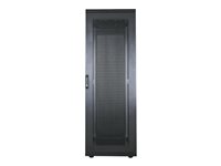 Intellinet Network Cabinet, Free Standing (Standard), 42U, Usable Depth 123 to 773mm/Width 703mm, Black, Flatpack, Max 1500kg