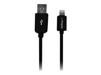 Startech 3m (10ft) Long Black Apple® 8-pin Lightning Connector to USB Cable for iPhone / iPod / iPad - Charge and Sync Cable 