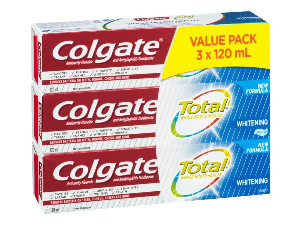 COLGATE TOTAL A/H WHITENING 3X120ML