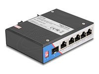 DeLock 5-porte Gigabit Ethernet PoE+