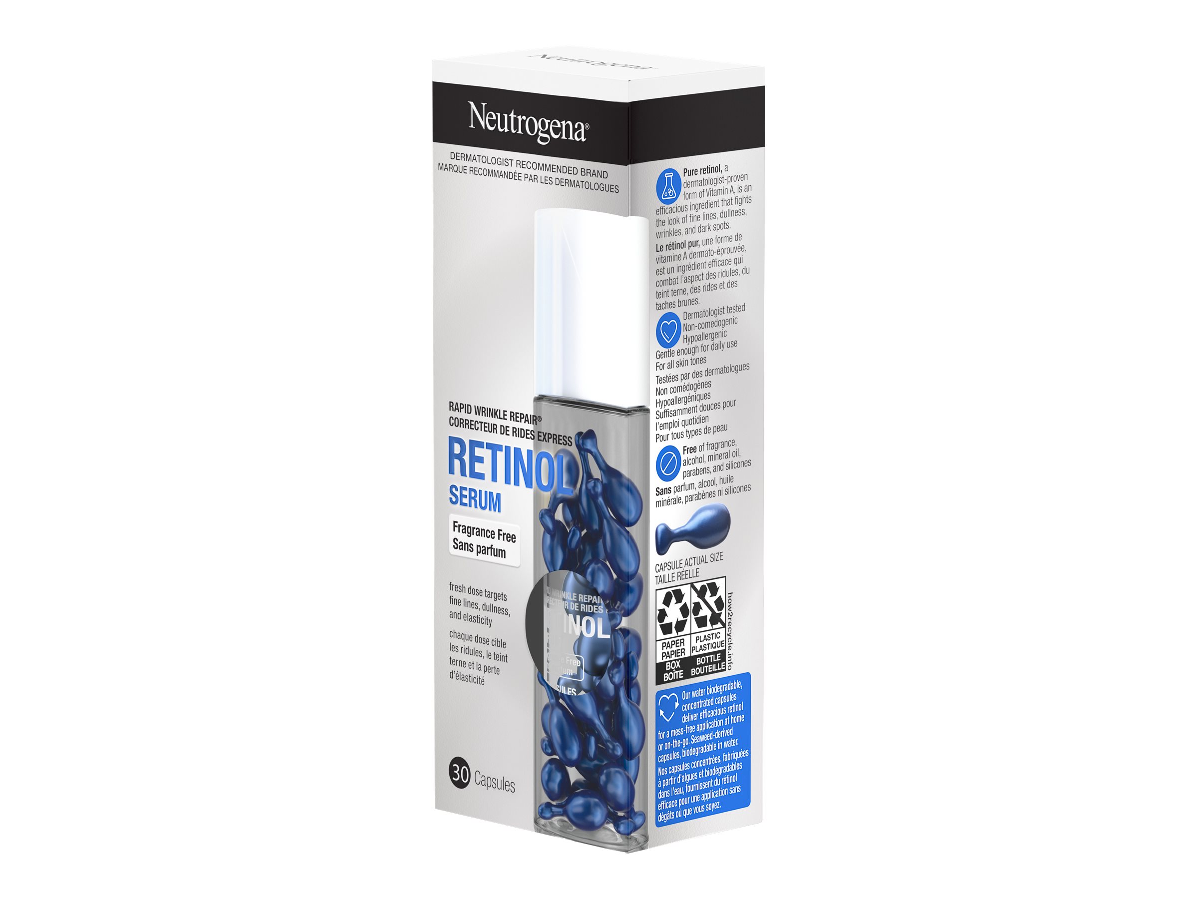 Neutrogena Rapid Wrinkle Repair Retinol Face Serum Capsules - 30's