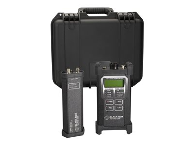Black Box Fiber Optic Power Meter and LED Source Kit