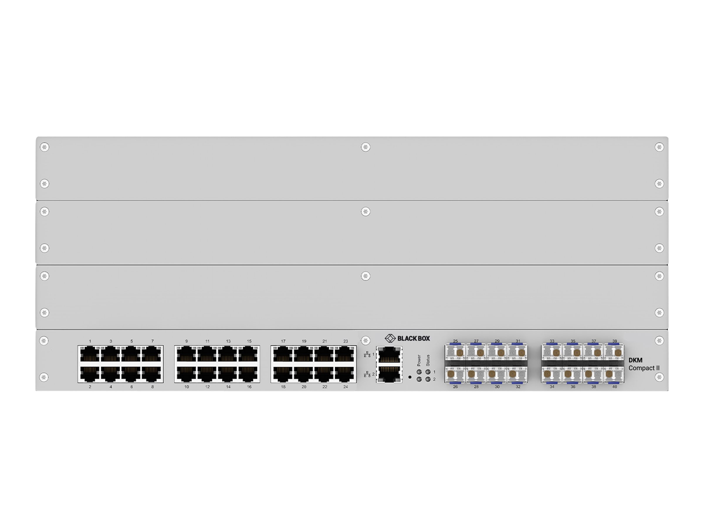 Black Box DKM Compact II KVM Matrix Switch ACXC24F16-1G-4RU