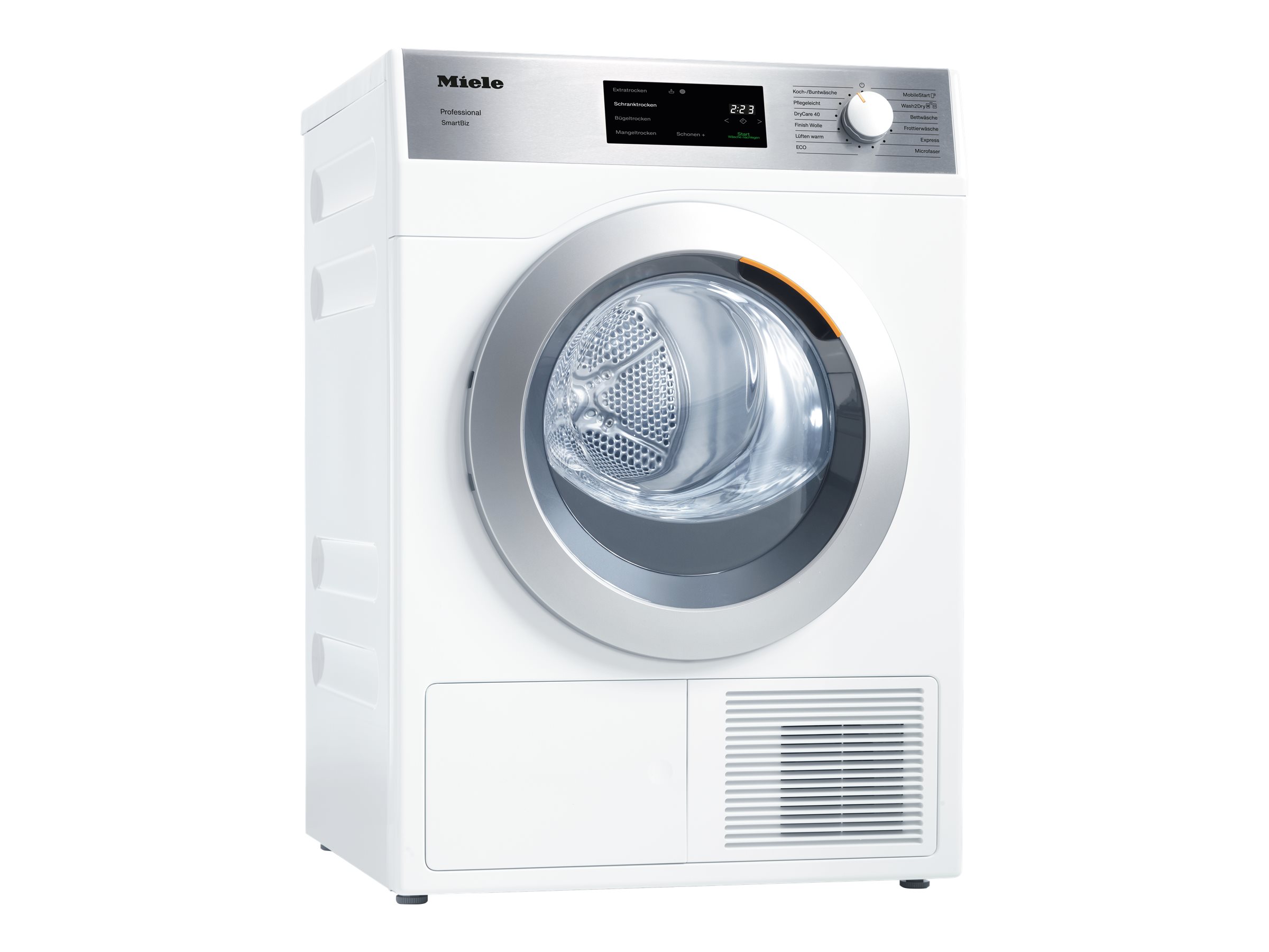 Miele Professional PDR 1108 SmartBiz HP [EL] dryer - front loading - freestanding - lotus white