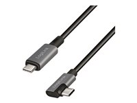 LogiLink USB 2.0 USB Type-C kabel 1m Sort Grå