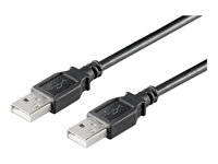 MicroConnect USB 2.0 USB-kabel 1.8m Sort