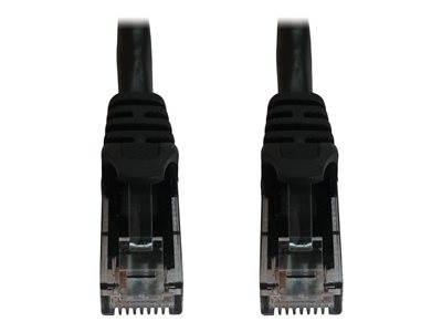 Eaton Tripp Lite Series Cat6a 10G Snagless Molded UTP Ethernet Cable (RJ45 M/M), PoE, Black, 6 in. (15 cm)