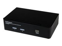 StarTech.com 2 Port USB HDMI KVM  Audio and USB 2.0 Hub - 1080p (1920 x 1200), Hotkey Support - Dual Port  Video Monitor  (SV231HDMIUA) KVM / audio / USB switch Desktop