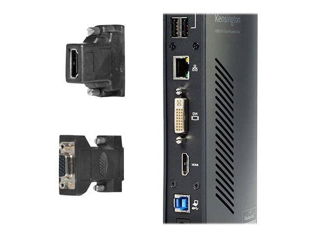 Kensington SD3500v Universal USB 3.0 Dual-2K Dock - HDMI/DVI-I - Windows