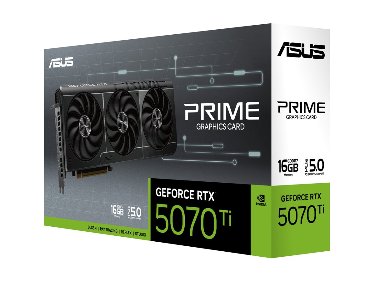 ASUS PRIME GeForce RTX 5070 Ti 16GB | Overview, Specs, Details