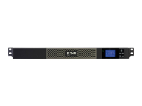 Eaton 5P 550VA 420W 120V Line-Interactive UPS, 5-15P, 5x 5-15R Outlets, True Sine Wave, Cybersecure Network Card Option, 1U Battery Backup
