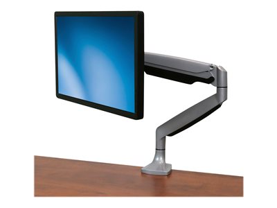Dual Monitor Stand - Ergonomic Free Standing Dual Monitor Desktop Stand for  two 24 (17.6lb/8kg) VESA Mount Displays - Synchronized Height Adjustable