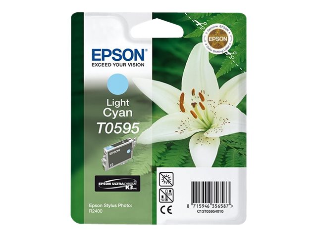Epson T0595 - světle azurová - originální - inkoustová cartridge – foto 4