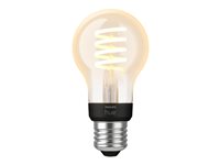 Philips Hue White ambiance LED-filament-lyspære 7W G 550lumen 2200-4500K Varmt til køligt hvidt lys