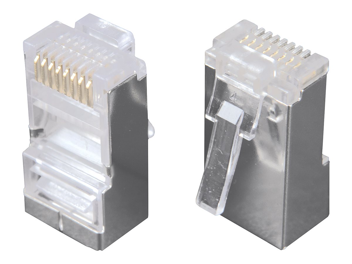 Konektor RJ45 CAT5E STP 8p8c stíněný - balení 100ks