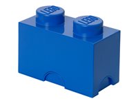 LEGO Storage Brick 2 Opbevaringsboks Lysende blå