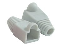 RJ45 PLUG COVER - 6.0MM OD GRAY 50PK