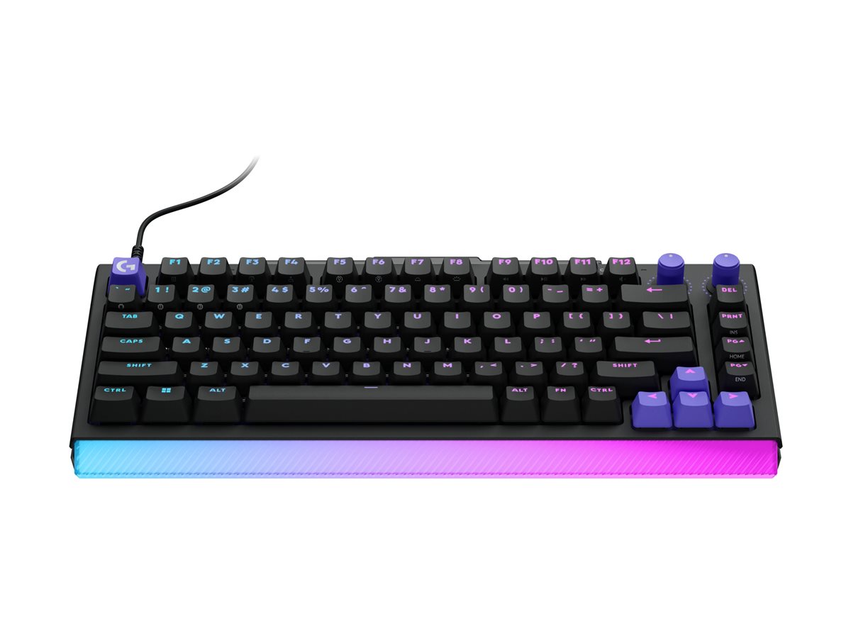 Logitech G G512 X 75 - klávesnice - TMR analogový, mechanický, lineární styl - s LED indikátor - QWERTY - Mezinárodní angličtina - černá Vstupní zařízení – foto 3