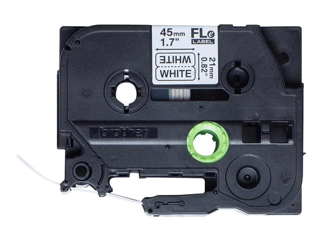 BROTHER FLe-2511 Bk On White Flag Tape