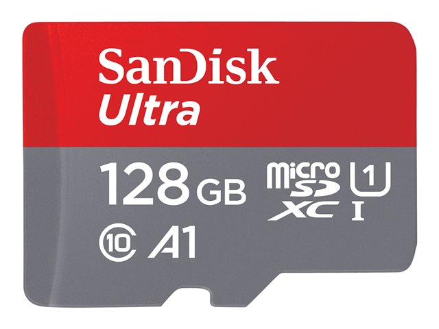SANDISK Ultra microSDXC 128GB + Adapter SDSQUAB-128G-GN6MA