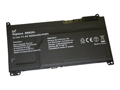 BTI - Notebook battery (equivalent to: HP RR03XL) - lithium polymer - 3-cell 