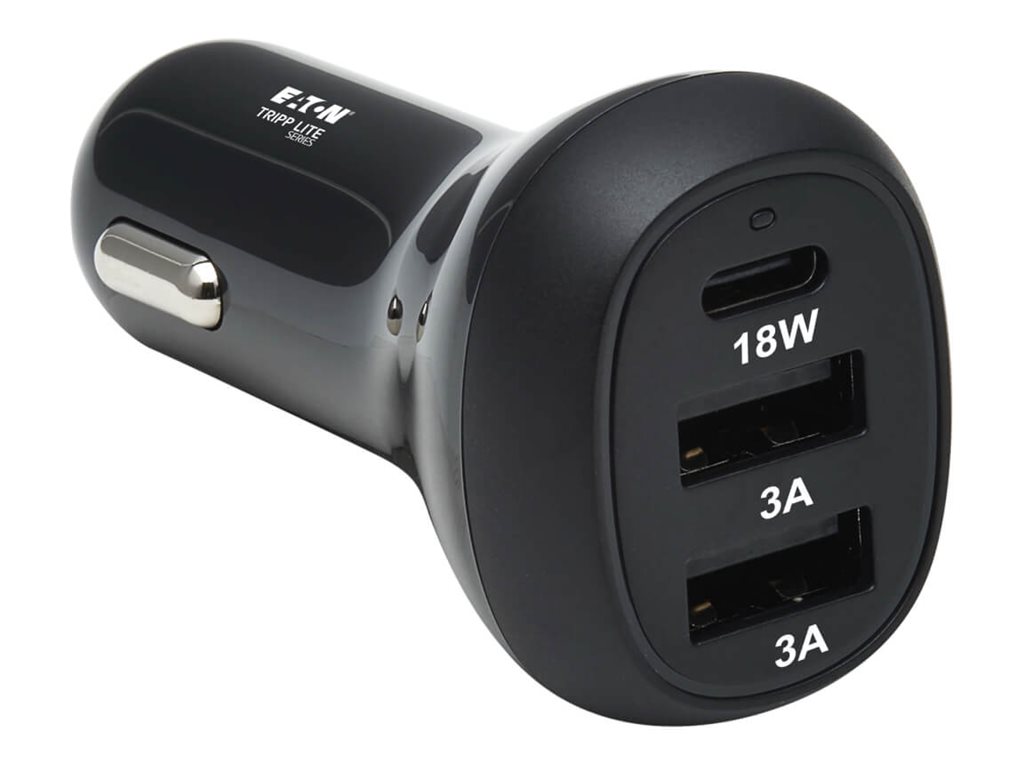 Tripp Lite USB Car Charger 3-Port 36W Max