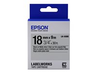 Epson LabelWorks LK-5SBE - label tape - 1 cassette(s) - Roll (1.8 cm x 9 m)