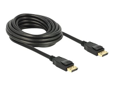 DELOCK Displayport Kabel DP -> DP St/St 5.00m schwarz 4K - 83808