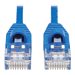 Eaton Tripp Lite Series Cat6a 10G Snagless Molded Slim UTP Ethernet Cable (RJ45 M/M), Blue, 10 ft. (3.05 m)