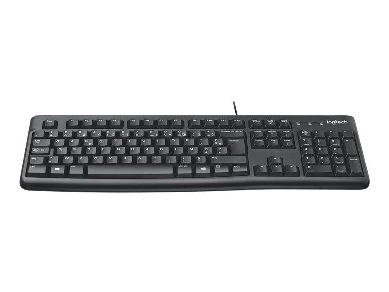 LOGI K120 Corded Keyboard black FRA