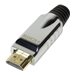 HDMI Connector for Self Assembling, A/M, metal, silver – LogiLink