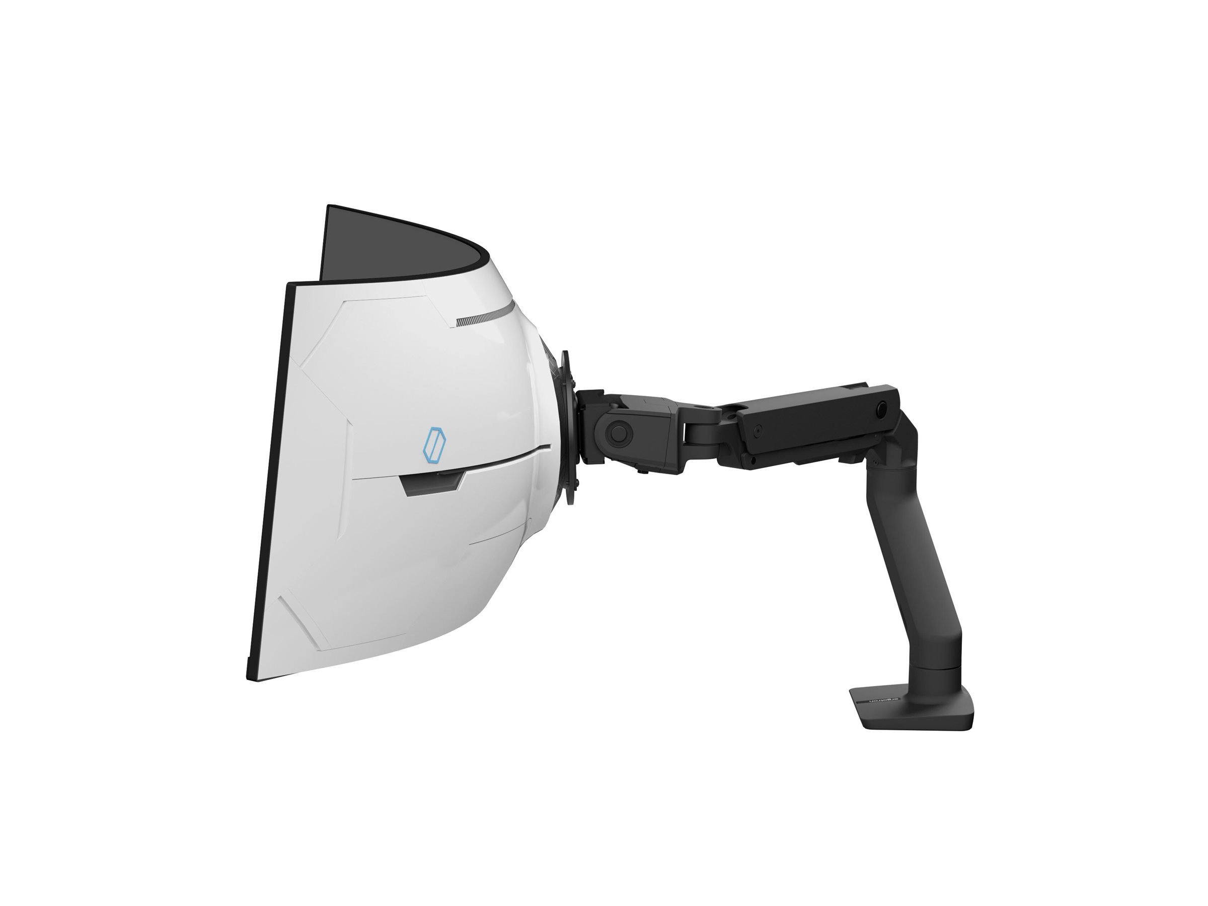 Ergotron HX mounting kit Constant Force Technology for curved LCD display for extreme-depth Schematic image Close-up 68801