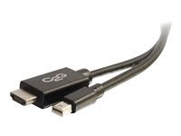 C2G 3ft Mini DisplayPort to HDMI Adapter Cable - Mini DP Male to HDMI Female - Black - videoadapterkabel - Mini DisplayPort till HDMI - TAA-kompatibel - 1 m