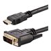 StarTech.com 6ft (1.8m) HDMI to DVI Cable, DVI-D to HDMI Display Cable (1920x1200p), 10 Pack, Black, 19 Pin HDMI Male to DVI-D Male Cable Adapter, Digital Monitor Cable, M/M, Single Link
