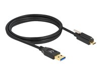 DeLOCK USB 3.2 Gen 1 USB Type-C kabel 1.5m Sort