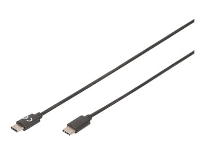DIGITUS USB 2.0 Anschlusskabel Typ C -C M/M 3.0m, sw