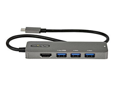 Startech .com USB C Multiport Adapter, USB C to 4K 60Hz HDMI 2.0