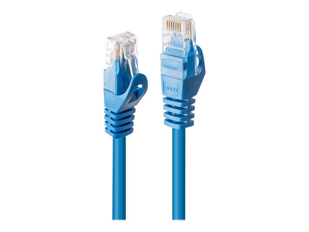 LINDY Basic Cat.6 U/UTP Cable Blue 10m