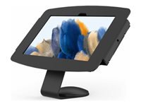 Compulocks Galaxy Tab A7 Lite Space Enclosure Core Counter Stand or Wall Mount - Enclosure - for tablet - fixed 45 degree - metal - black - wall-mountable - for Samsung Galaxy Tab A7 Lite