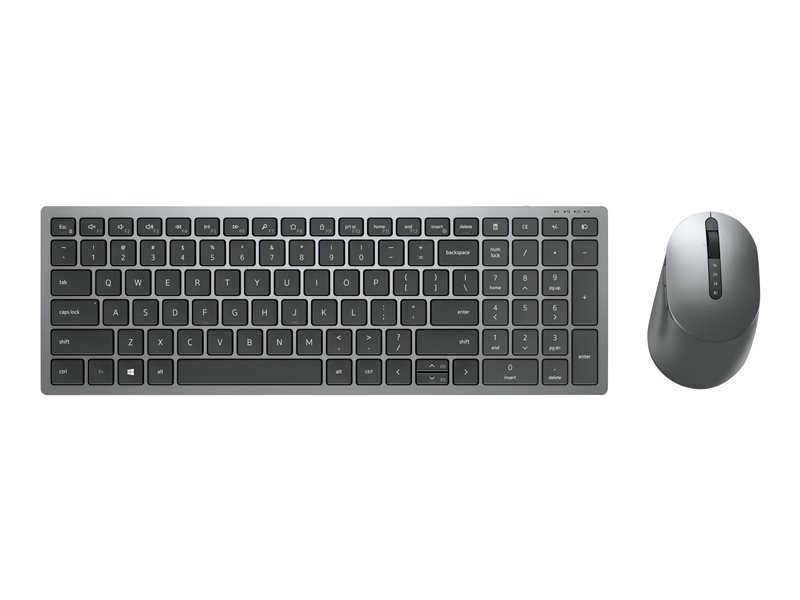 Dell Multi-Device Wireless Keyboard and Mouse Combo - KM7120W-GY