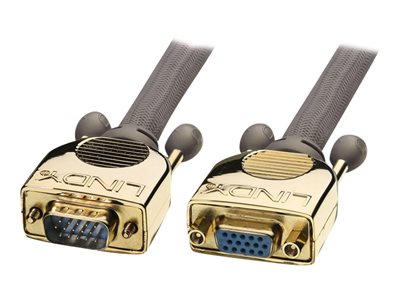 Lindy Gold - VGA extension cable - HD-15 (VGA) (F) to HD-15 (VGA) (M) - 7.5 m
