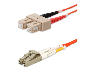 AddOn - Patch cable - LC/UPC multi-mode (M) to SC/UPC multi-mode (M)